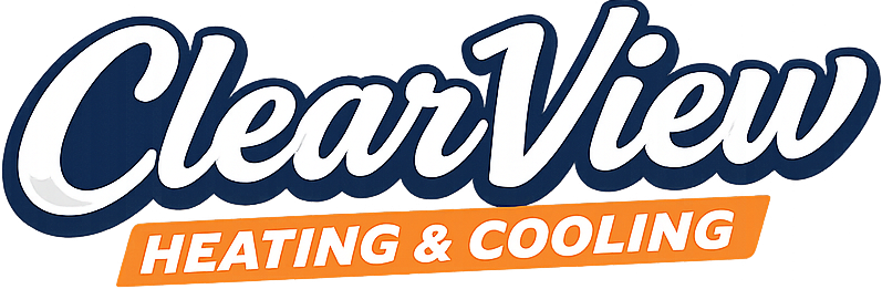 ClearView Heating & Cooling Logo